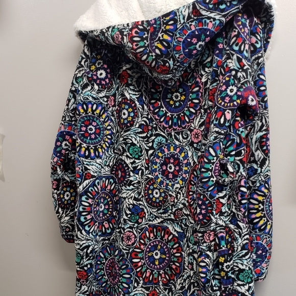 Vera Bradley 2X 3X 18 20 22 Medallion Plush Robe * MISSING SASH - Picture 9 of 11